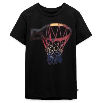 Basketball, Basketballteam, Basketballer - Teenager Premium Bio T-Shirt - Schwarz - Vorne - AI Model Teenager Male light (155cm)