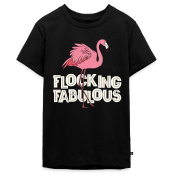 Beflockung fabelhaft - Teenager Premium Bio T-Shirt - Schwarz - Vorne - AI Model Teenager Male light (155cm)