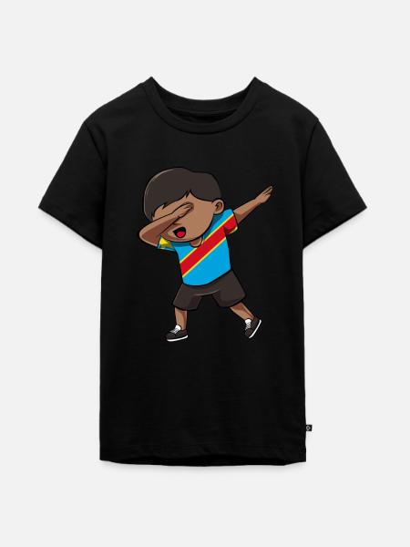 Kongo - Teenager Premium Bio T-Shirt - Schwarz