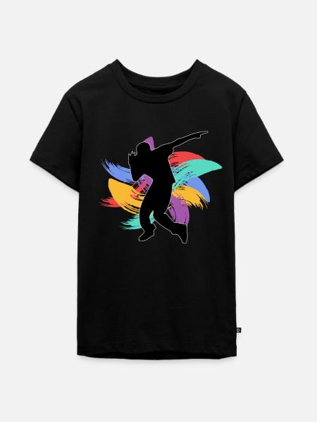 Hip Hop - Teenager Premium Bio T-Shirt - Schwarz