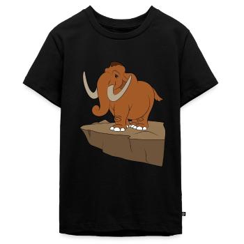 Mammut - Teenager Premium Bio T-Shirt - Schwarz - Vorne - AI Model Teenager Male light (155cm)