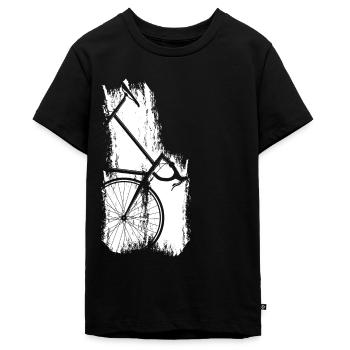 Rennrad - Teenager Premium Bio T-Shirt - Schwarz - Vorne - AI Model Teenager Male light (155cm)