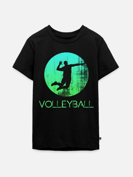 Volleyball - Teenager Premium Bio T-Shirt - Schwarz