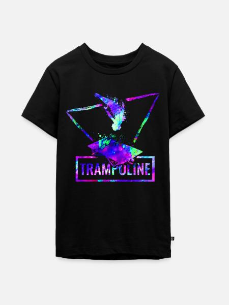 Trampolin - Teenager Premium Bio T-Shirt - Schwarz