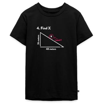 Mathe - Teenager Premium Bio T-Shirt - Schwarz - Vorne - AI Model Teenager Male light (155cm)
