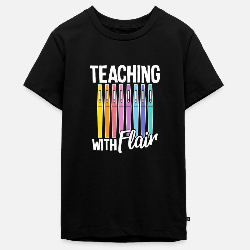 Enseignant Enseignant - T-shirt Premium bio Ado - noir