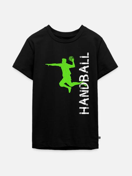 Handball Spieler Team - Teenager Premium Bio T-Shirt - Schwarz