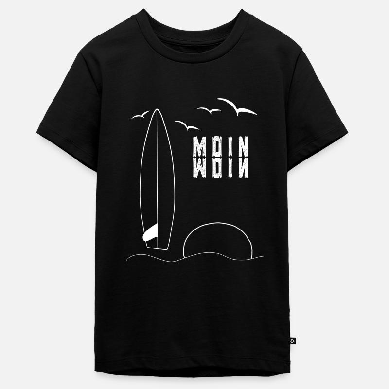 Moin Moin Planche de surf - T-shirt Premium bio Ado - noir