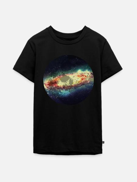 Galaxie Milchstrasse - Teenager Premium Bio T-Shirt - Schwarz