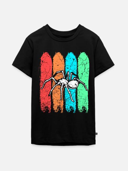 Spinne - Teenager Premium Bio T-Shirt - Schwarz