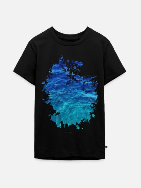 Wasser - Teenager Premium Bio T-Shirt - Schwarz