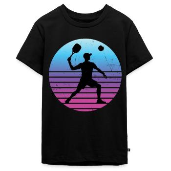 Racquetball Pickleball Racquetball Games Men - Teenager Premium Organic T-Shirt - black - Front - AI Model Teenager Male light (155cm)