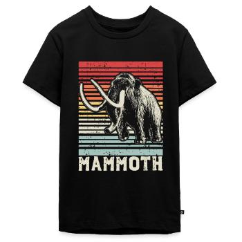 Mammut - Teenager Premium Bio T-Shirt - Schwarz - Vorne - AI Model Teenager Male light (155cm)