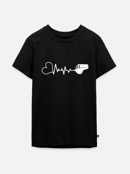 Schiedsrichter - Teenager Premium Bio T-Shirt - Schwarz