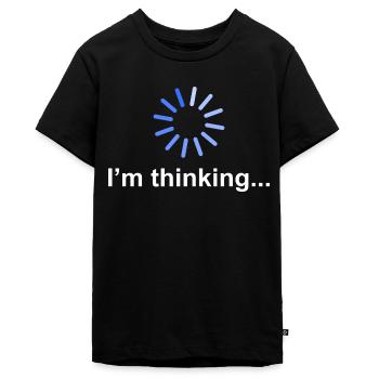 Computer Nerd Computer Science Internet Gamer Gift - Teenager Premium Organic T-Shirt - black - Front - AI Model Teenager Male light (155cm)