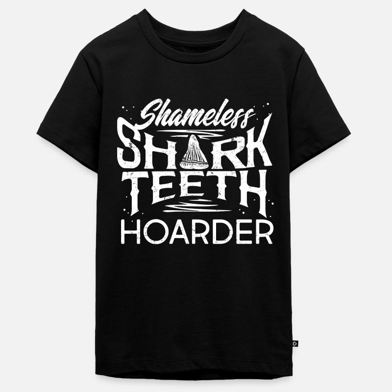 Requins, collecteurs de compteurs de requins - T-shirt Premium bio Ado - noir