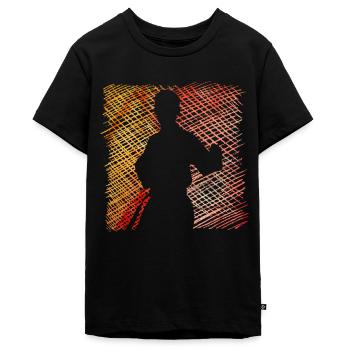 Wing Chun - T-shirt Premium bio Ado - noir - Devant - AI Model Teenager Male light (155cm)