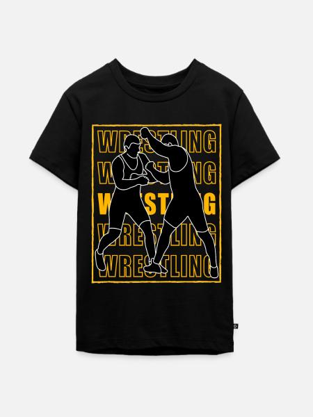 Ringen - Teenager Premium Bio T-Shirt - Schwarz