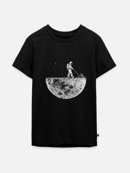 Astronaut - Teenager Premium Bio T-Shirt - Schwarz
