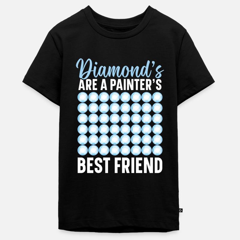 Outils de peinture au diamant Diamond Painter - T-shirt Premium bio Ado - noir