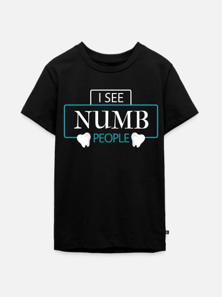 Zahnarzt - Teenager Premium Bio T-Shirt - Schwarz