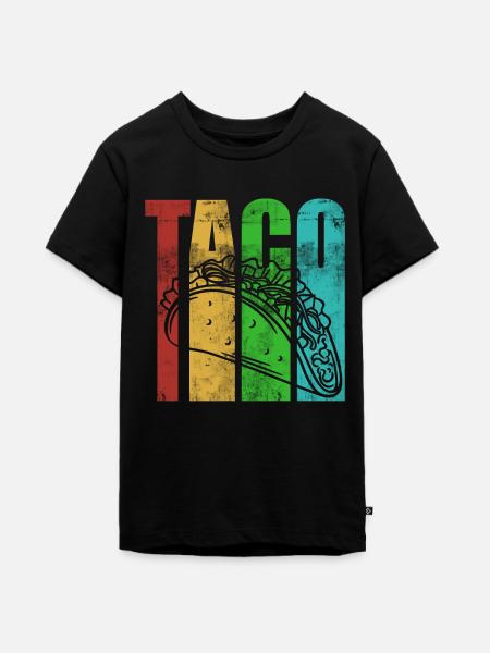 Taco - Teenager Premium Bio T-Shirt - Schwarz