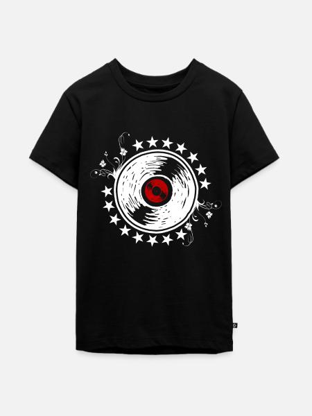 Musik CD - Teenager Premium Bio T-Shirt - Schwarz