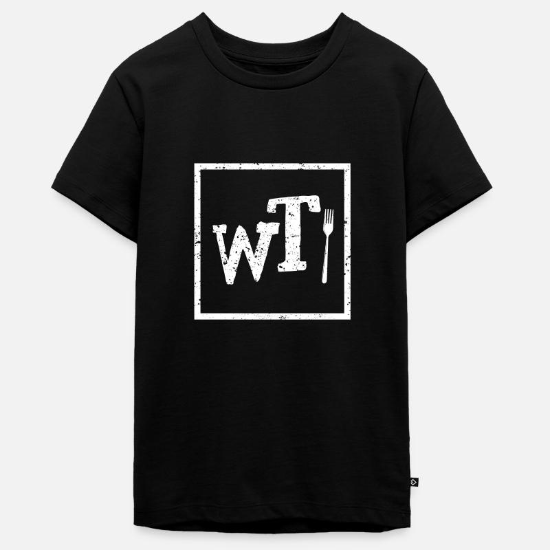 Fourchette - T-shirt Premium bio Ado - noir