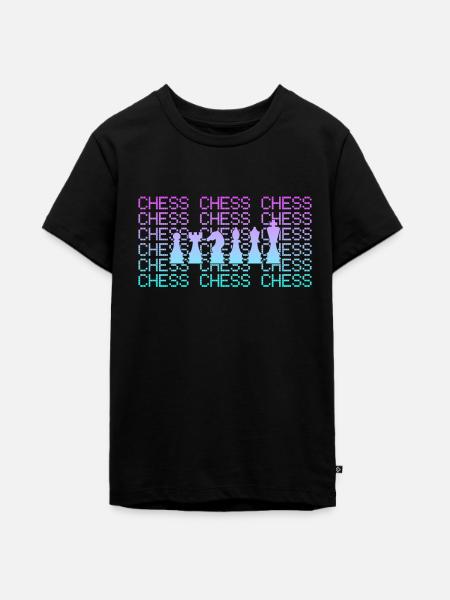 Schach - Teenager Premium Bio T-Shirt - Schwarz