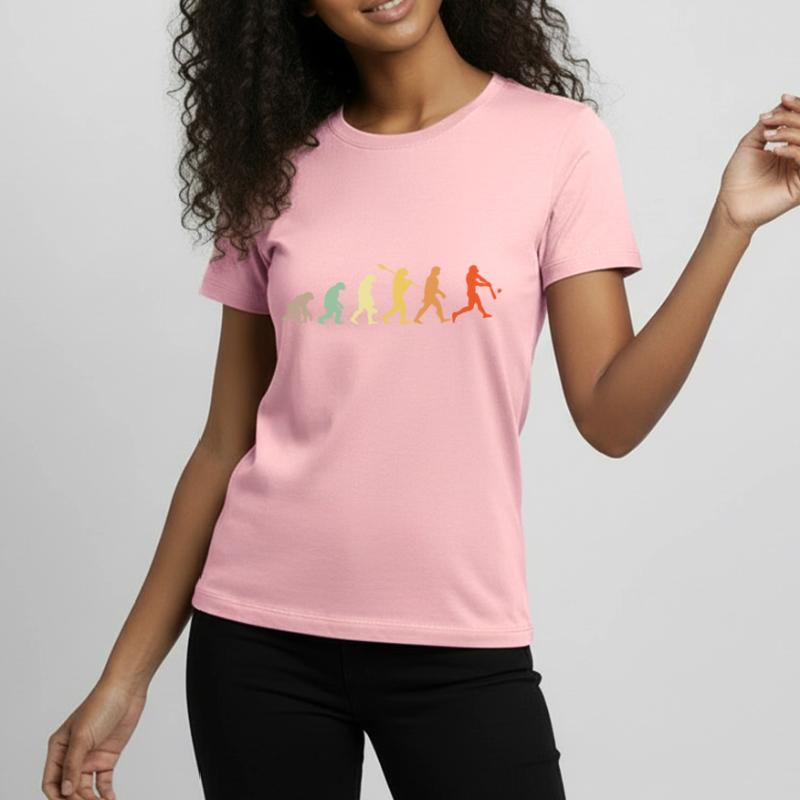 Baseball Evolution Baseball Player Gift Teenager Premium Organic T-Shirt