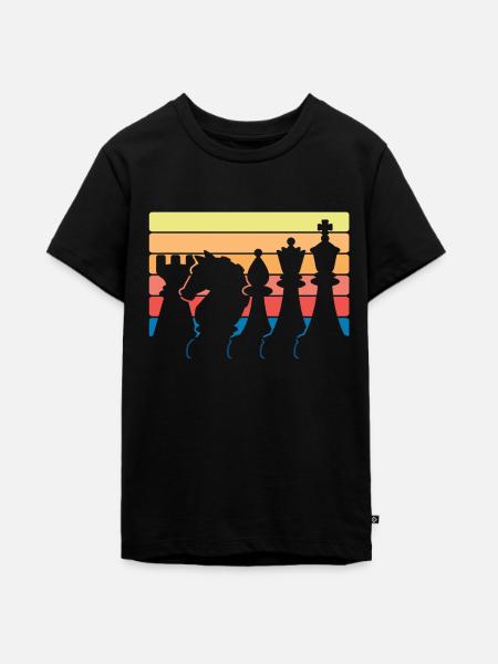 Schach - Teenager Premium Bio T-Shirt - Schwarz