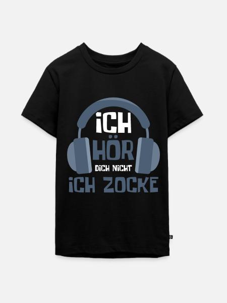 Gaming Game Gamer - Teenager Premium Bio T-Shirt - Schwarz