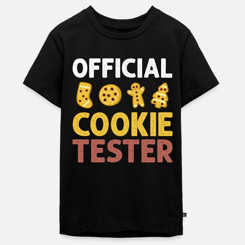 Biscuits de Noël Biscuits Cuisson Biscuits de Noël - T-shirt Premium bio Ado - noir