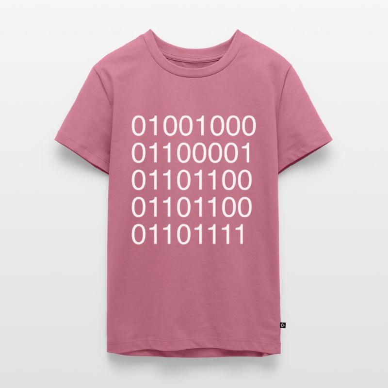 Computer scientist ASCII code binary Teenager Premium Organic T-Shirt