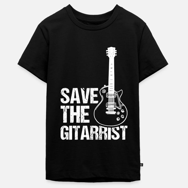 Guitariste guitariste guitariste et guitariste - T-shirt Premium bio Ado - noir