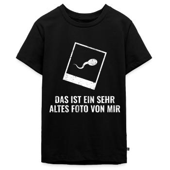 Lustige Sprüche lustiges Geburtstagsgeschenk - Teenager Premium Bio T-Shirt - Schwarz - Vorne - AI Model Teenager Male light (155cm)