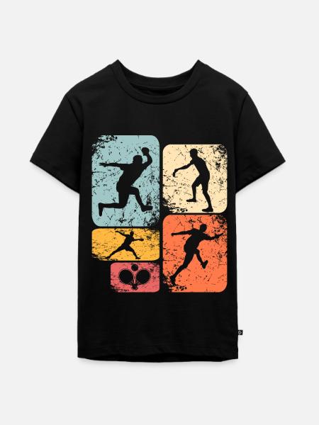 Tischtennis - Teenager Premium Bio T-Shirt - Schwarz