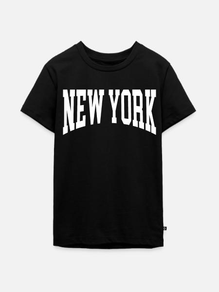 New York - Teenager Premium Bio T-Shirt - Schwarz