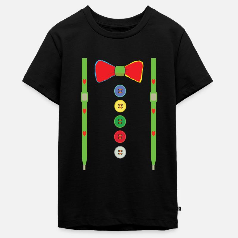 Clown carnaval costume de carnaval - T-shirt Premium bio Ado - noir