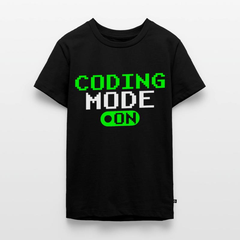 Programmiermodus Ein Coding Programmierer Coder Teenager Premium Bio T-Shirt