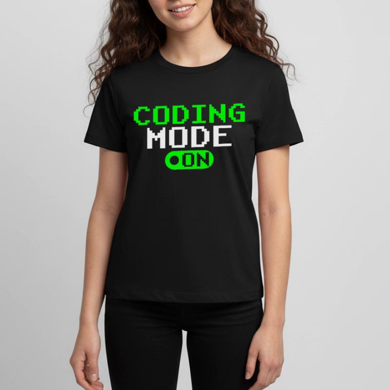 Programmiermodus Ein Coding Programmierer Coder Teenager Premium Bio T-Shirt