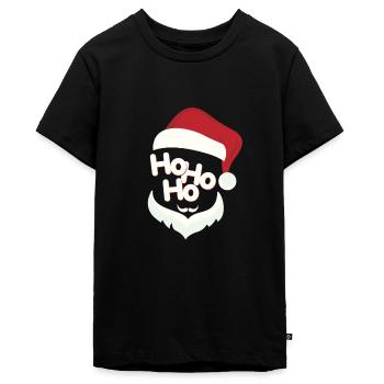 Weihnachten - Teenager Premium Bio T-Shirt - Schwarz - Vorne - AI Model Teenager Male light (155cm)