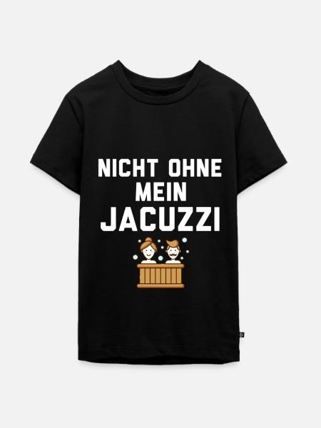 Jacuzzi Whirlpool T-Shirt geschenkidee - Teenager Premium Bio T-Shirt - Schwarz