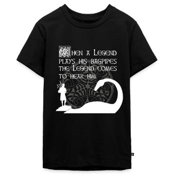 Legend - Teenager Premium Organic T-Shirt - black - Front - AI Model Teenager Male light (155cm)