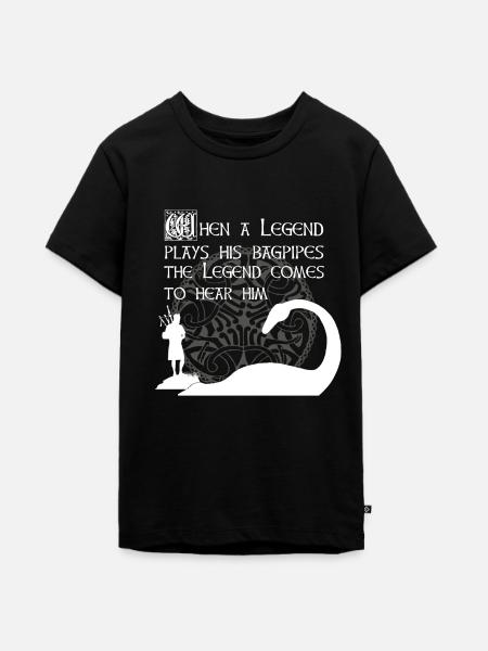 Legende - Teenager Premium Bio T-Shirt - Schwarz