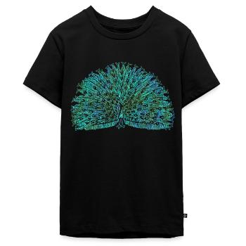 paon - T-shirt Premium bio Ado - noir - Devant - AI Model Teenager Male light (155cm)