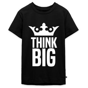Hip hop - T-shirt Premium bio Ado - noir - Devant - AI Model Teenager Male light (155cm)