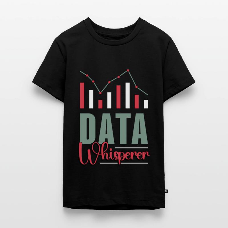Data Analyst Data Whisperer Computer Science Coder Teenager Premium Bio T-Shirt