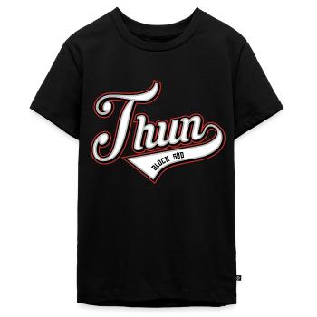 Tuna - Teenager Premium Organic T-Shirt - black - Front - AI Model Teenager Male light (155cm)