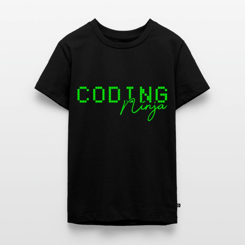 Code Coding Ninja Teenager Premium Organic T-Shirt